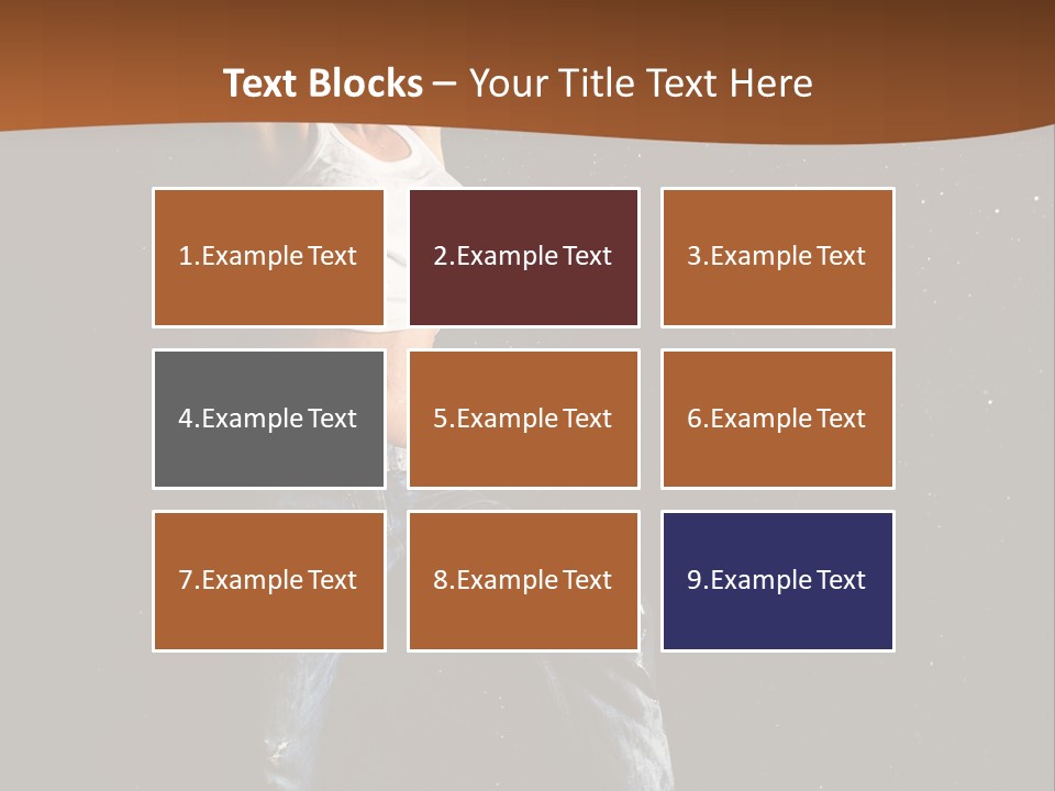 Modern Female Sport PowerPoint Template