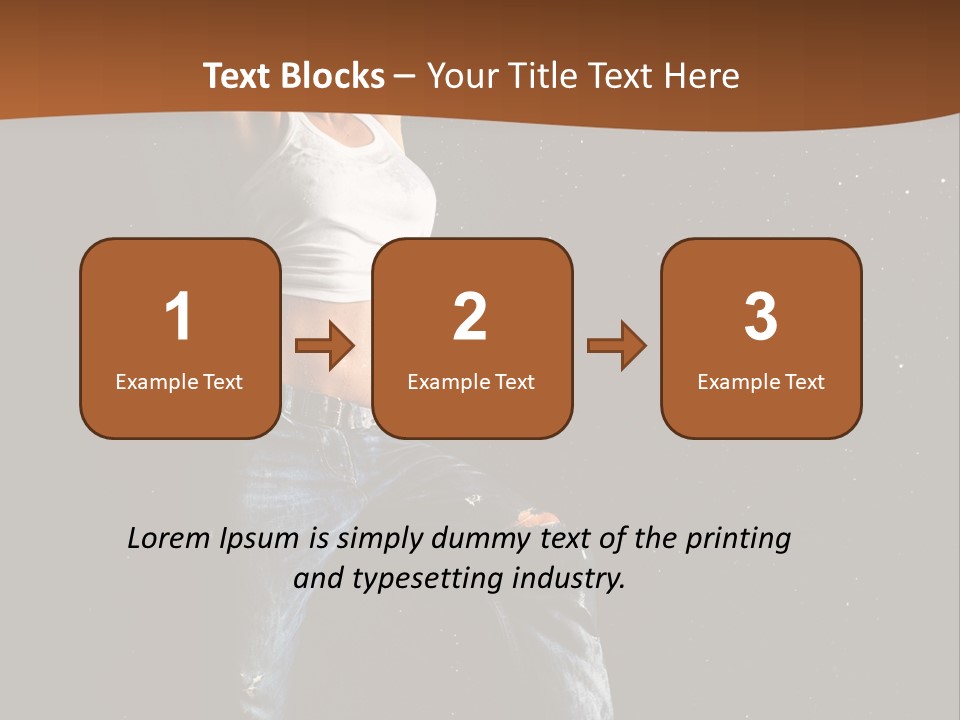 Modern Female Sport PowerPoint Template