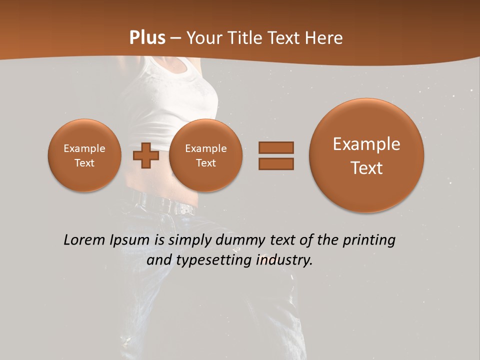 Modern Female Sport PowerPoint Template