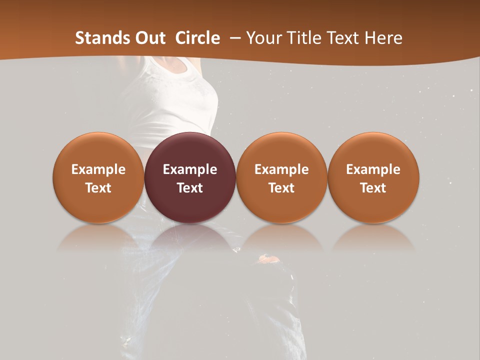 Modern Female Sport PowerPoint Template