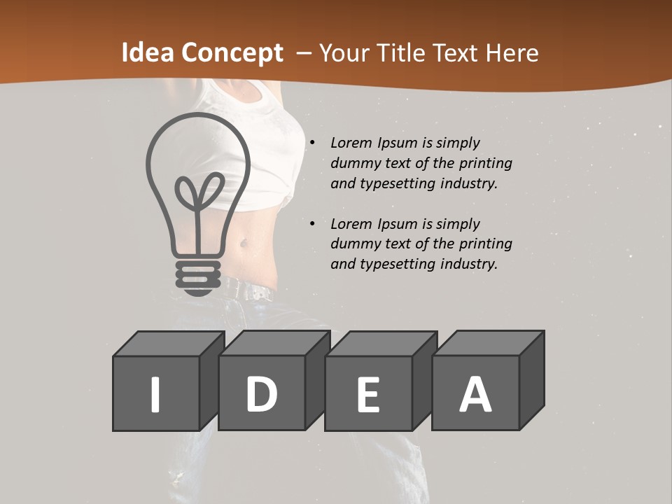 Modern Female Sport PowerPoint Template