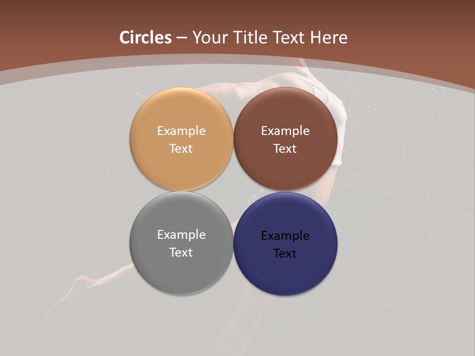 Movement Female Girl PowerPoint Template