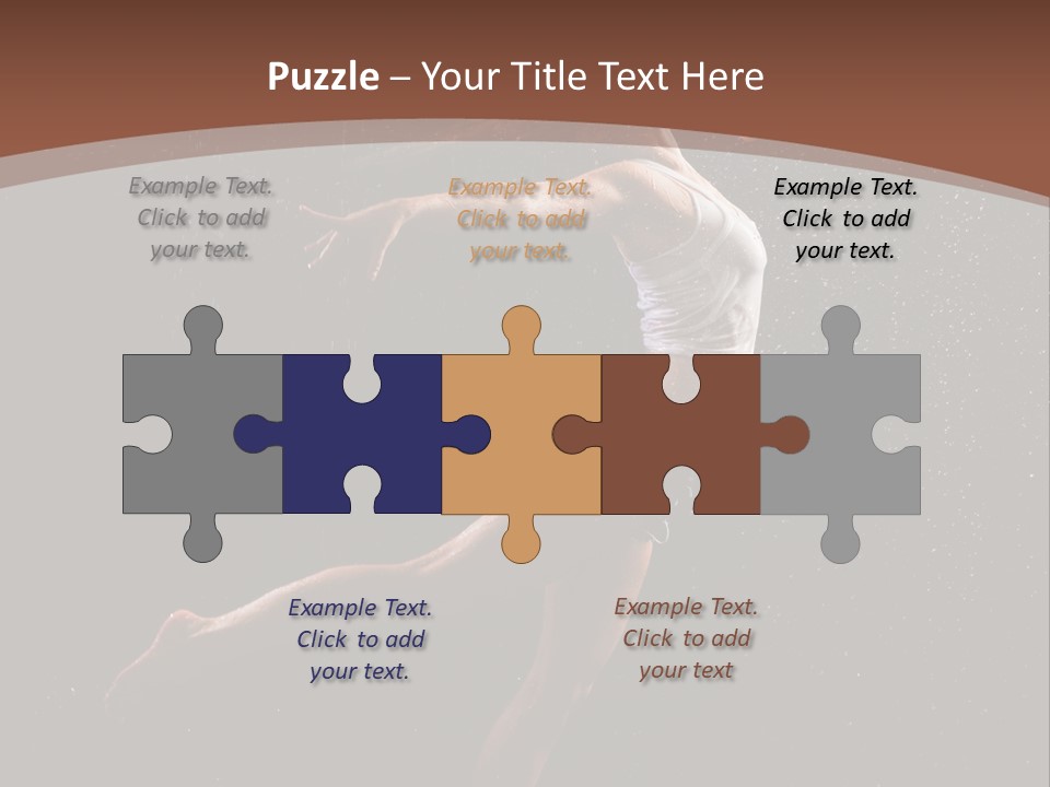 Movement Female Girl PowerPoint Template