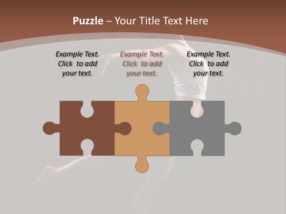 Movement Female Girl PowerPoint Template