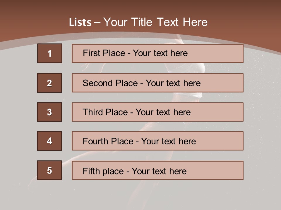 Movement Female Girl PowerPoint Template
