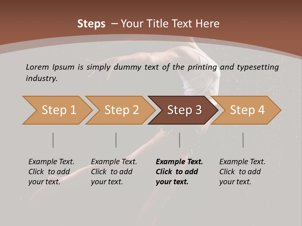 Movement Female Girl PowerPoint Template