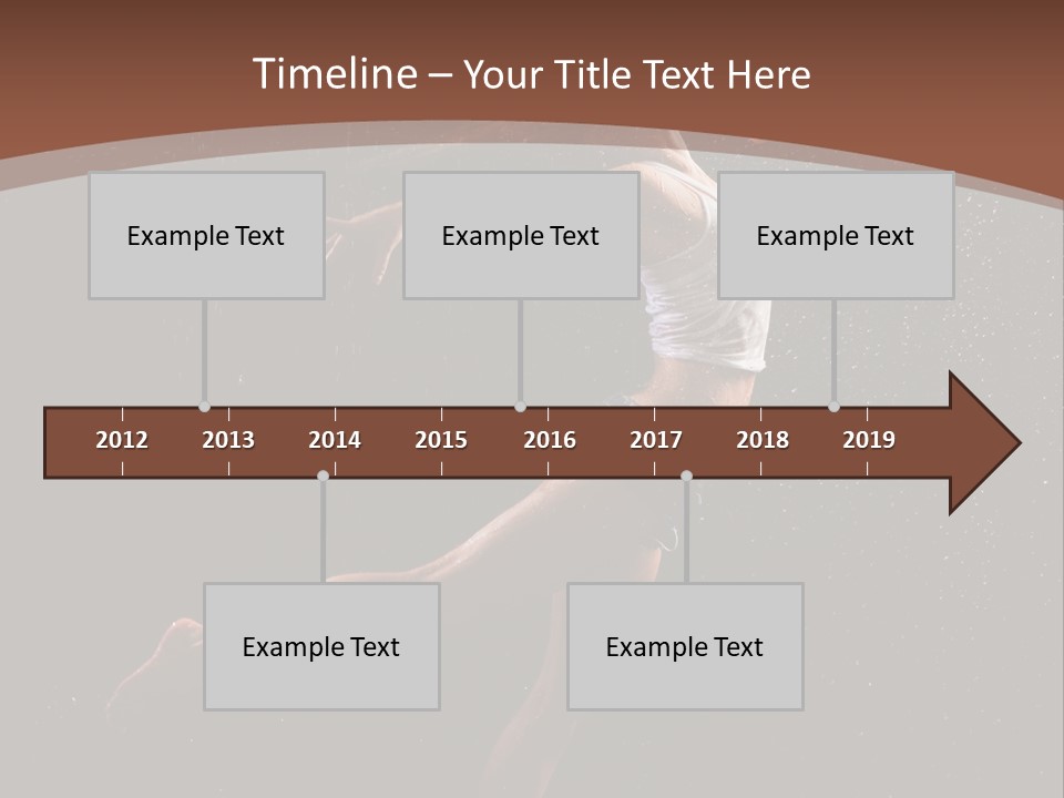 Movement Female Girl PowerPoint Template