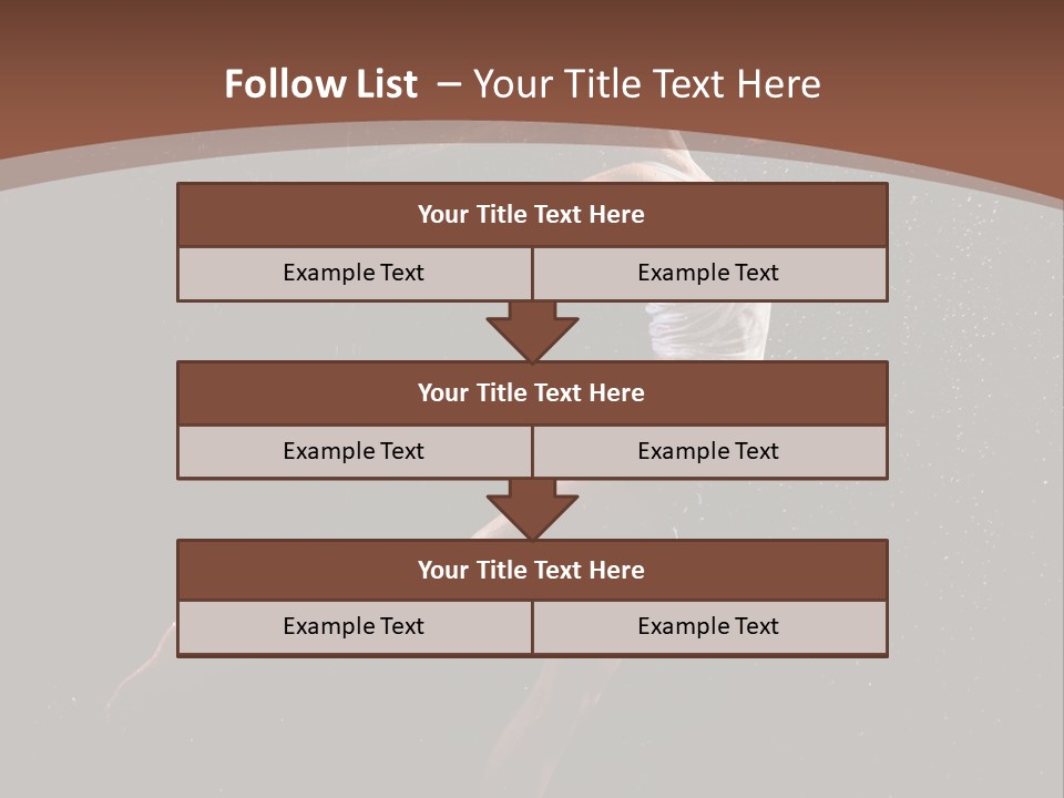 Movement Female Girl PowerPoint Template