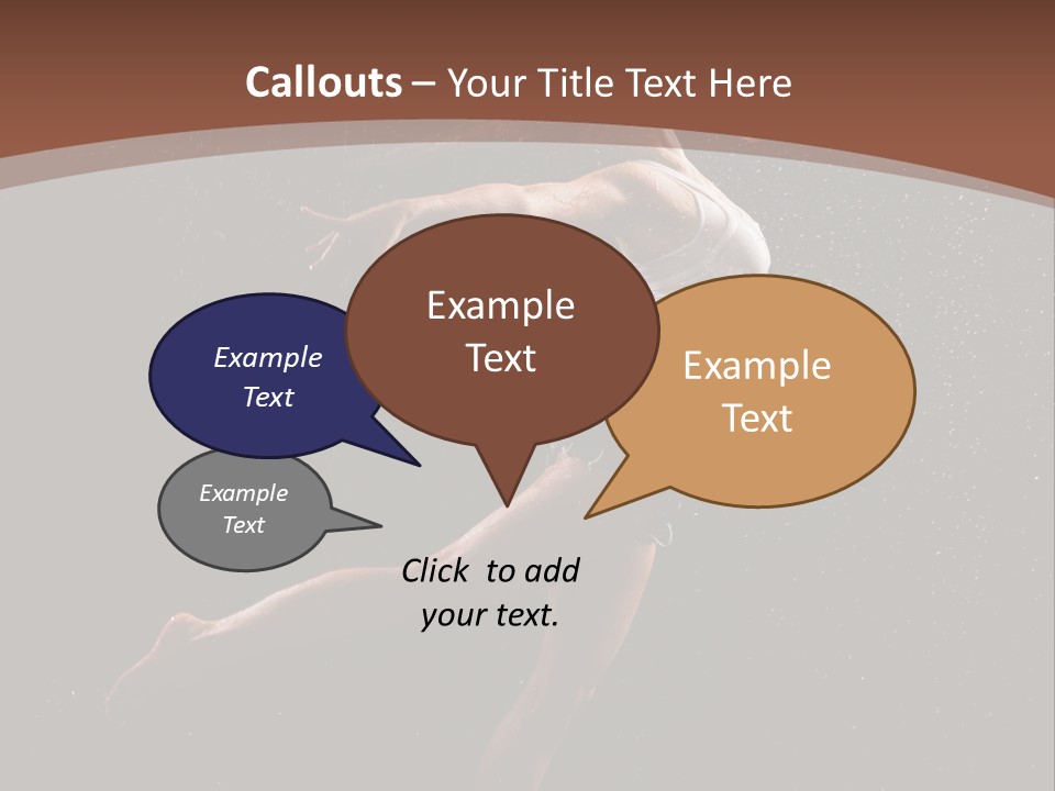 Movement Female Girl PowerPoint Template