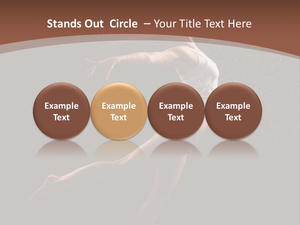 Movement Female Girl PowerPoint Template