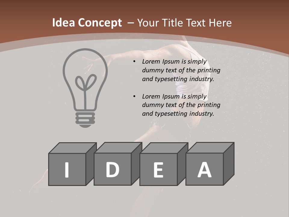 Movement Female Girl PowerPoint Template