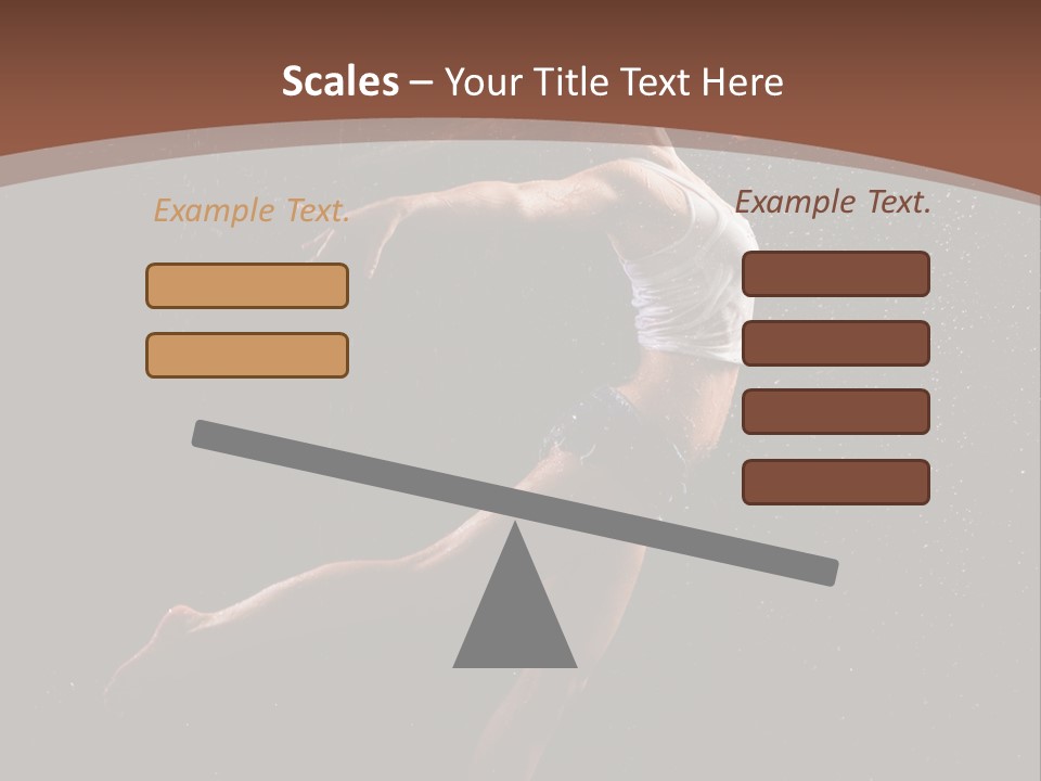 Movement Female Girl PowerPoint Template