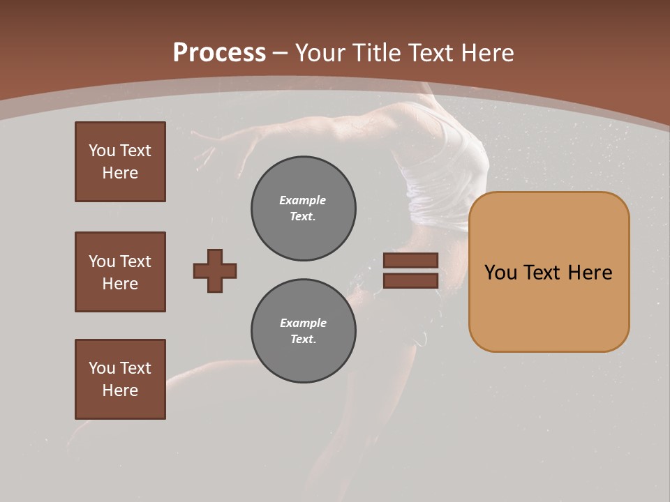 Movement Female Girl PowerPoint Template