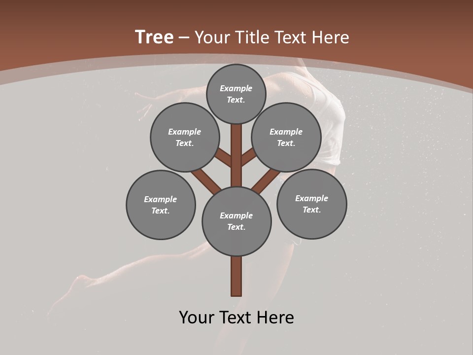 Movement Female Girl PowerPoint Template