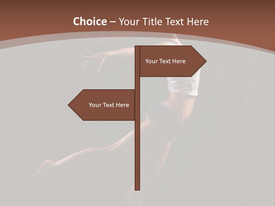 Movement Female Girl PowerPoint Template