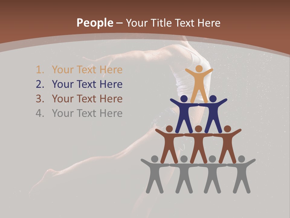 Movement Female Girl PowerPoint Template