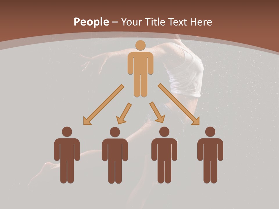 Movement Female Girl PowerPoint Template