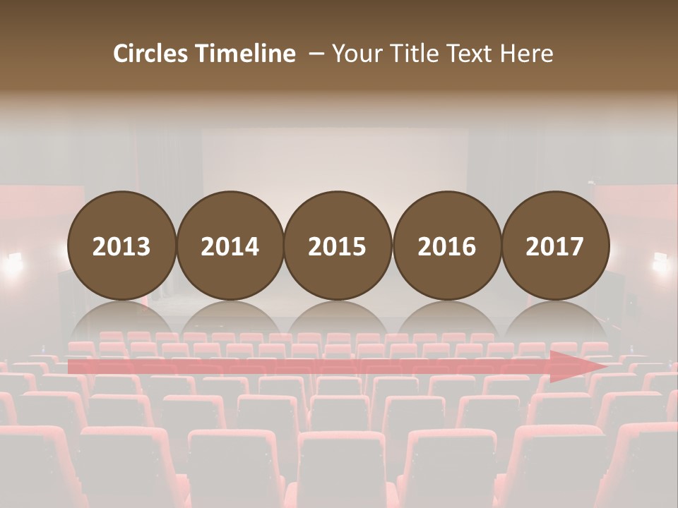 Design In A Row Screen PowerPoint Template