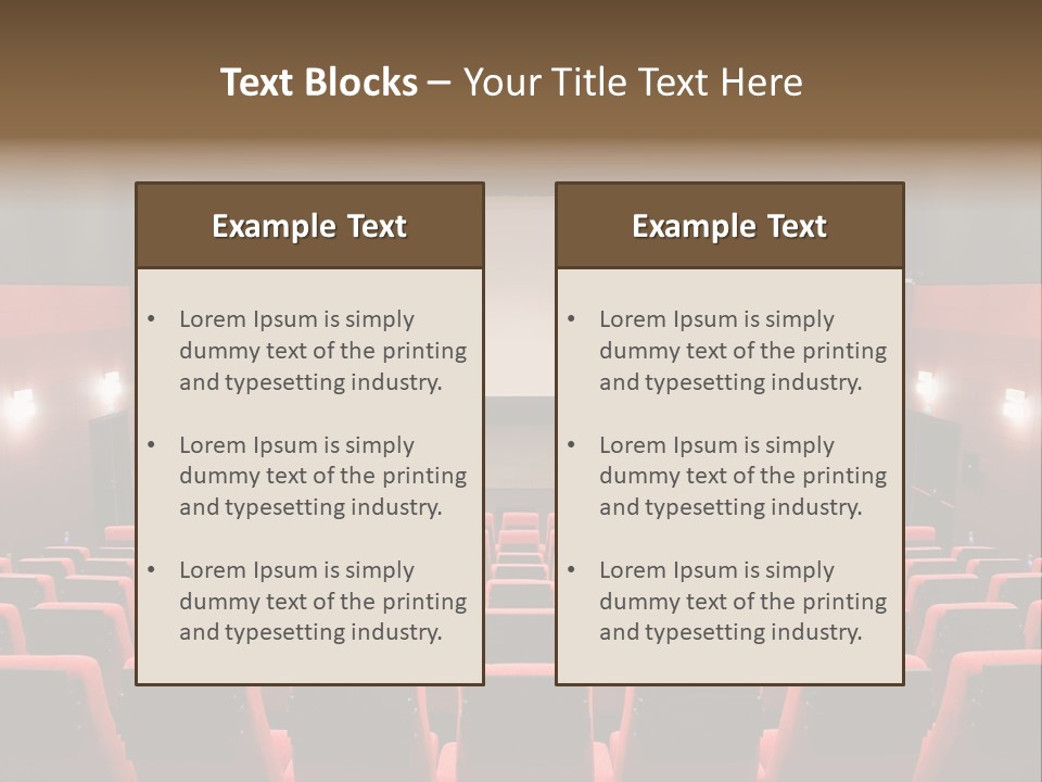 Design In A Row Screen PowerPoint Template