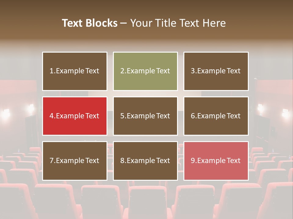 Design In A Row Screen PowerPoint Template