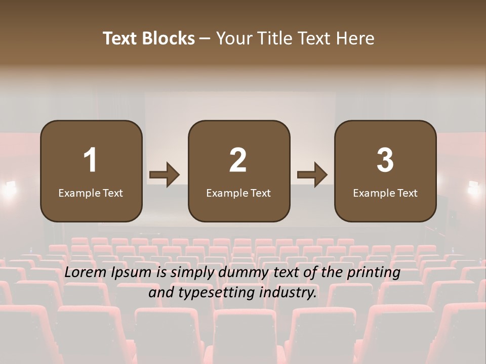 Design In A Row Screen PowerPoint Template