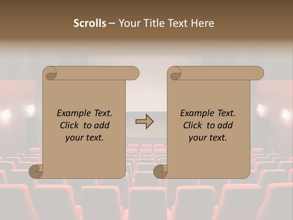 Design In A Row Screen PowerPoint Template