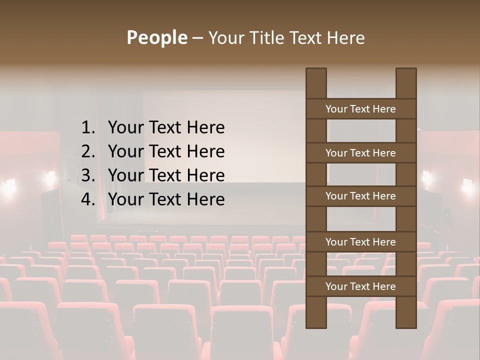 Design In A Row Screen PowerPoint Template