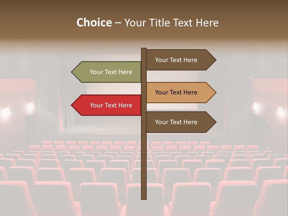 Design In A Row Screen PowerPoint Template