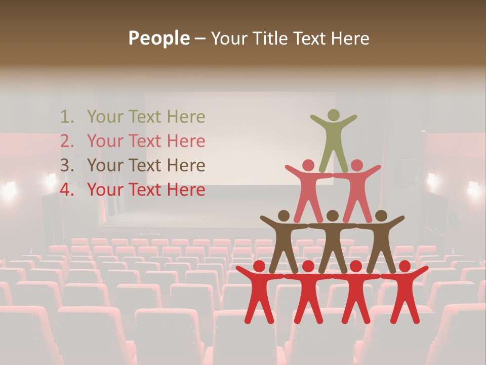 Design In A Row Screen PowerPoint Template