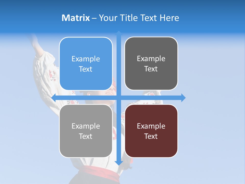 Woman Wreath Authentic PowerPoint Template