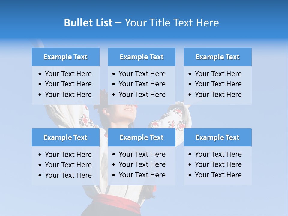 Woman Wreath Authentic PowerPoint Template