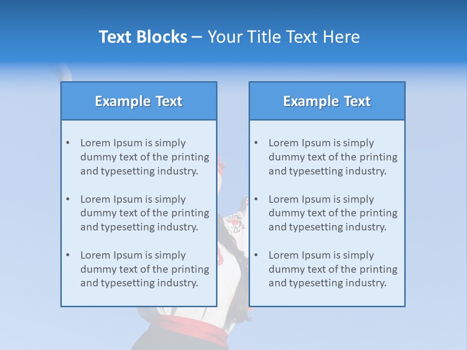 Woman Wreath Authentic PowerPoint Template