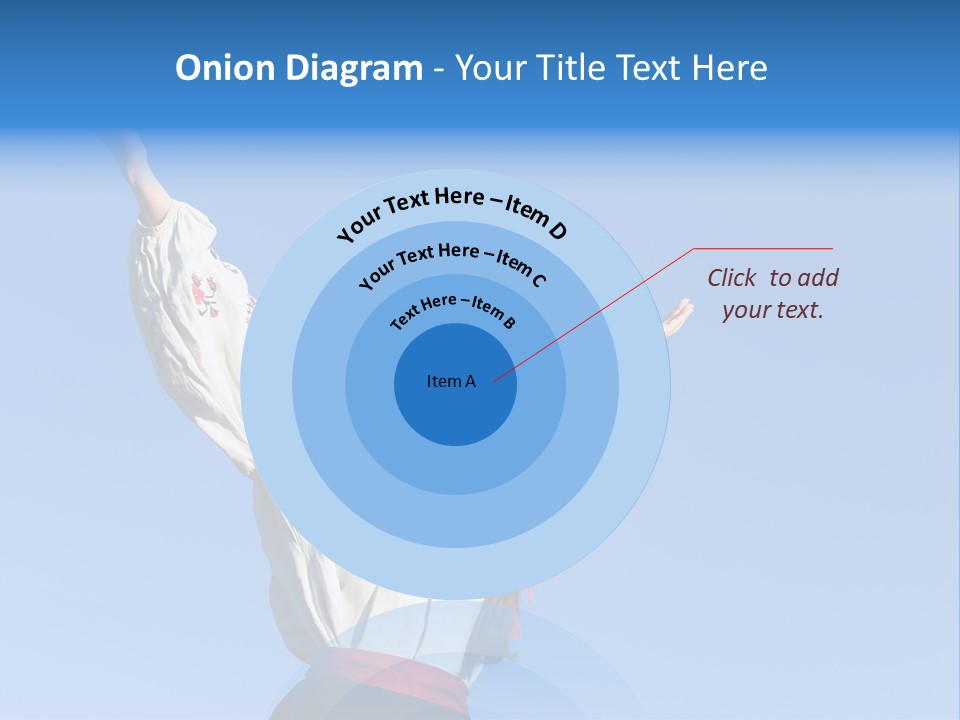 Woman Wreath Authentic PowerPoint Template