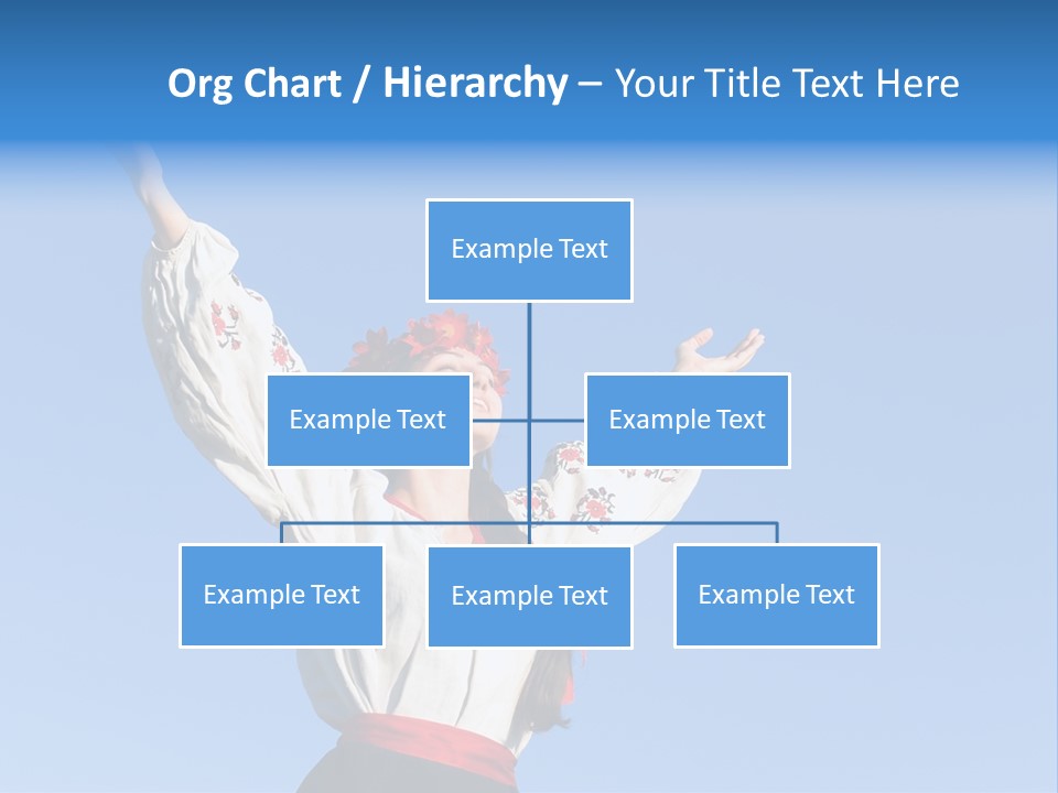 Woman Wreath Authentic PowerPoint Template