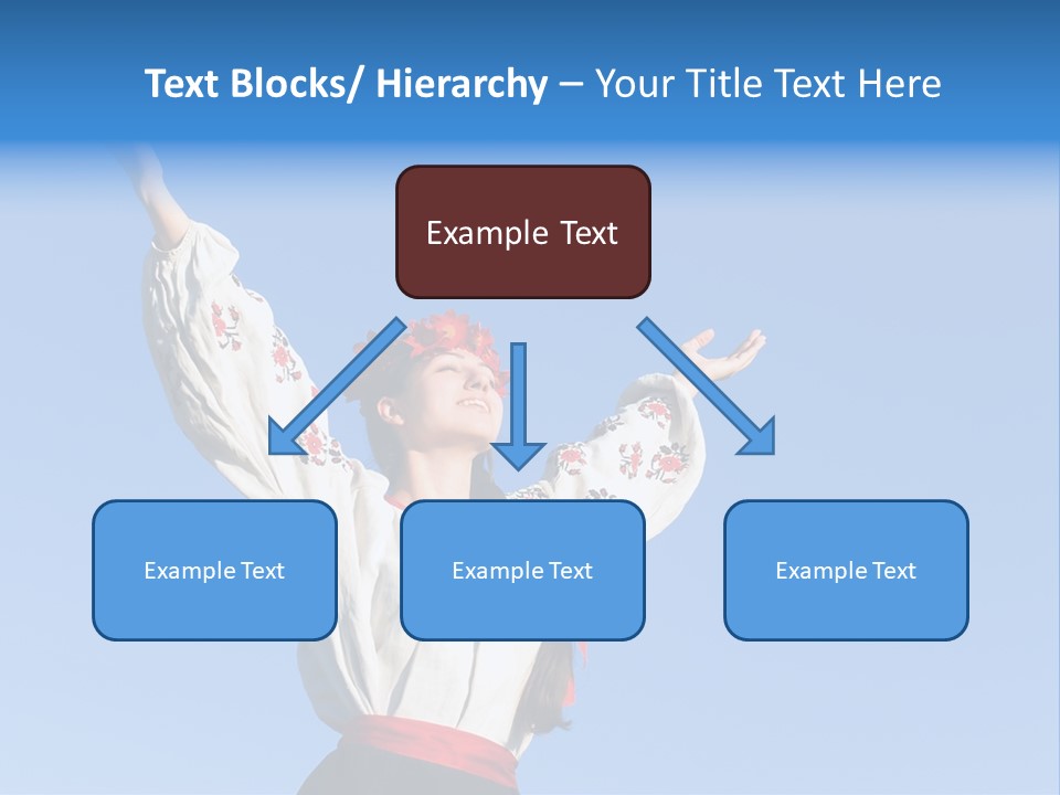 Woman Wreath Authentic PowerPoint Template