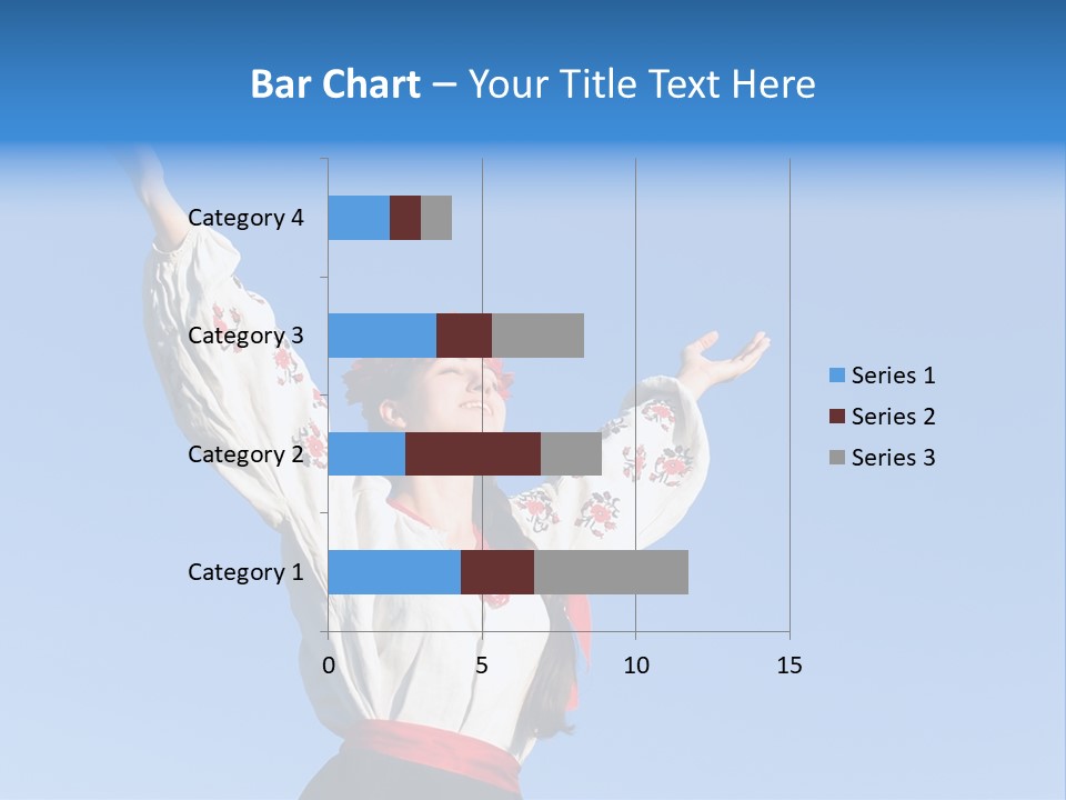 Woman Wreath Authentic PowerPoint Template