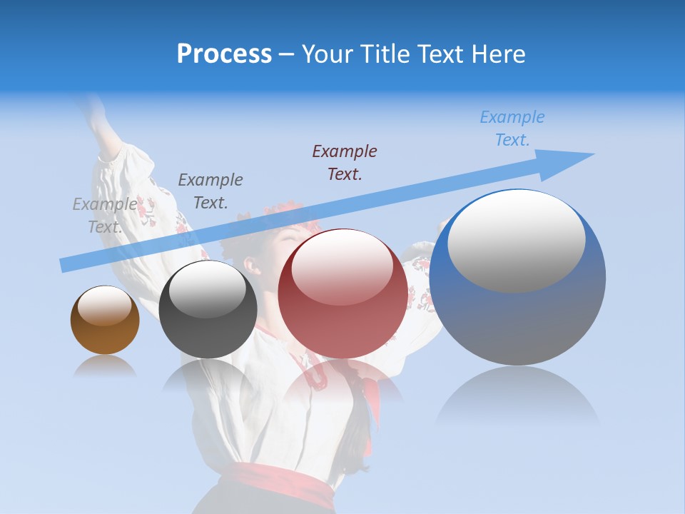 Woman Wreath Authentic PowerPoint Template