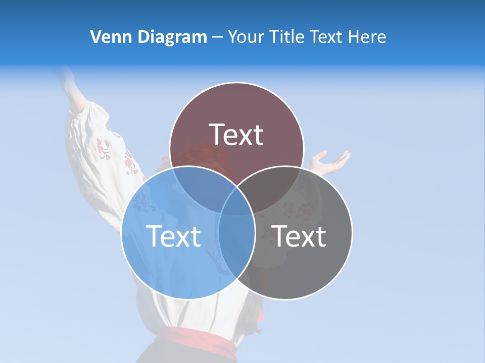 Woman Wreath Authentic PowerPoint Template