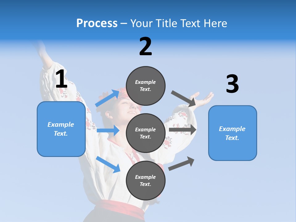 Woman Wreath Authentic PowerPoint Template