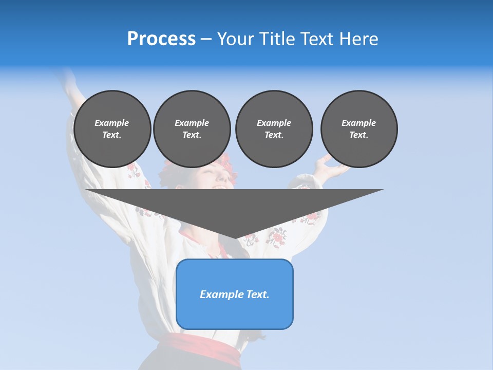 Woman Wreath Authentic PowerPoint Template