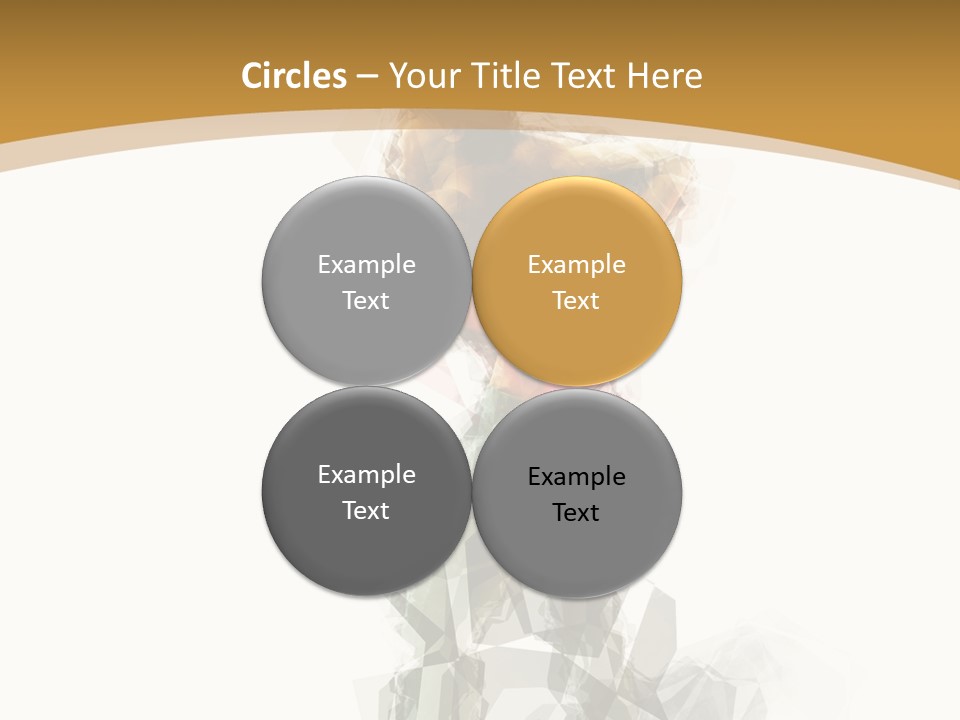 A Woman In A Red Dress Is Dancing On A White And Gold Background PowerPoint Template