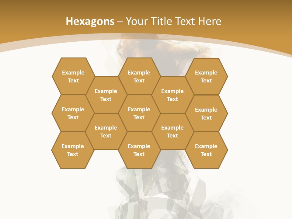 A Woman In A Red Dress Is Dancing On A White And Gold Background PowerPoint Template