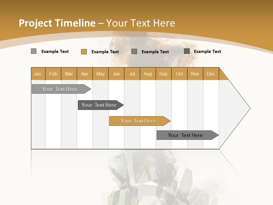 A Woman In A Red Dress Is Dancing On A White And Gold Background PowerPoint Template