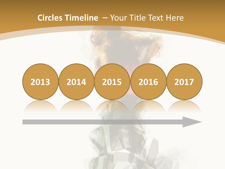 A Woman In A Red Dress Is Dancing On A White And Gold Background PowerPoint Template