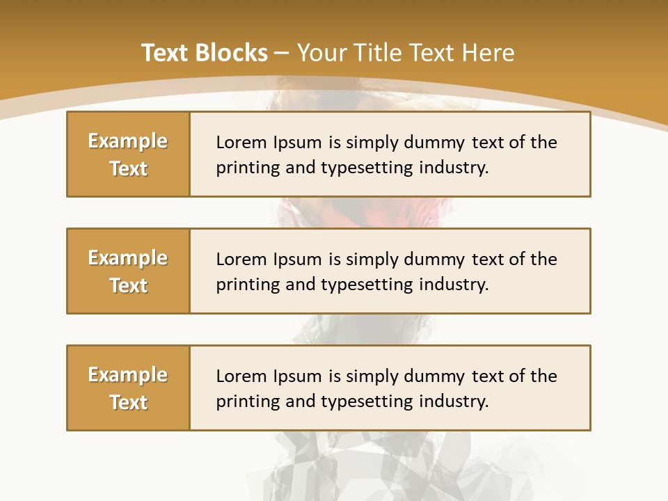 A Woman In A Red Dress Is Dancing On A White And Gold Background PowerPoint Template