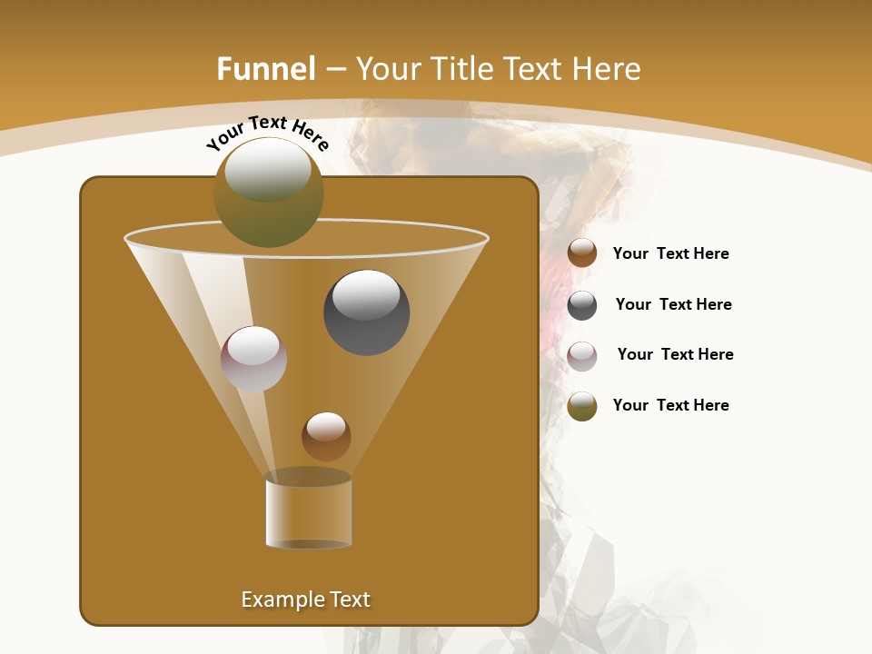 A Woman In A Red Dress Is Dancing On A White And Gold Background PowerPoint Template