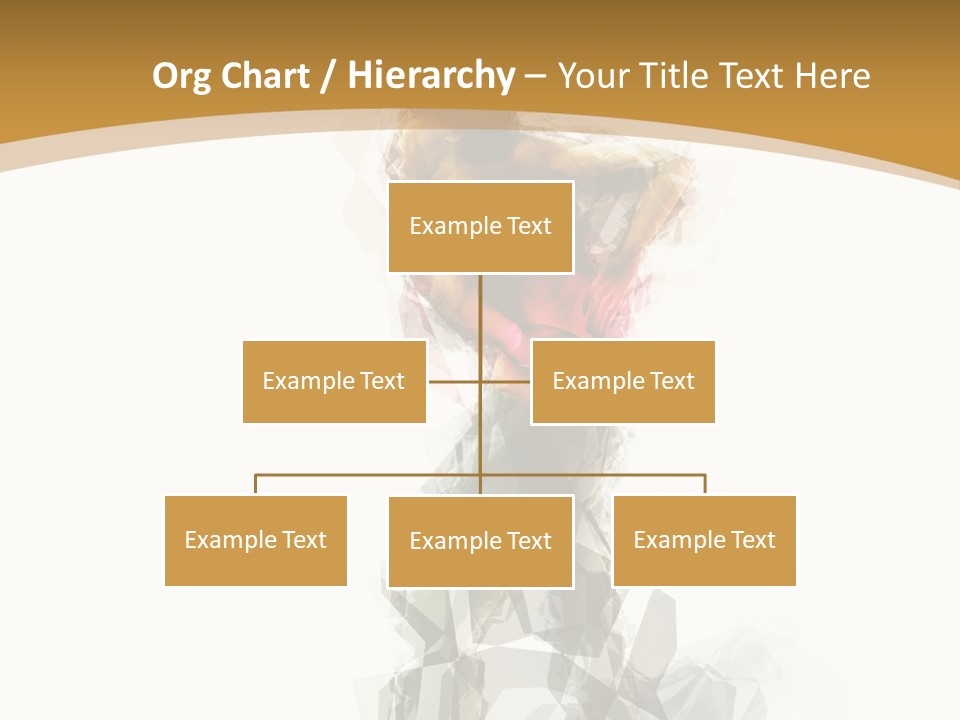 A Woman In A Red Dress Is Dancing On A White And Gold Background PowerPoint Template