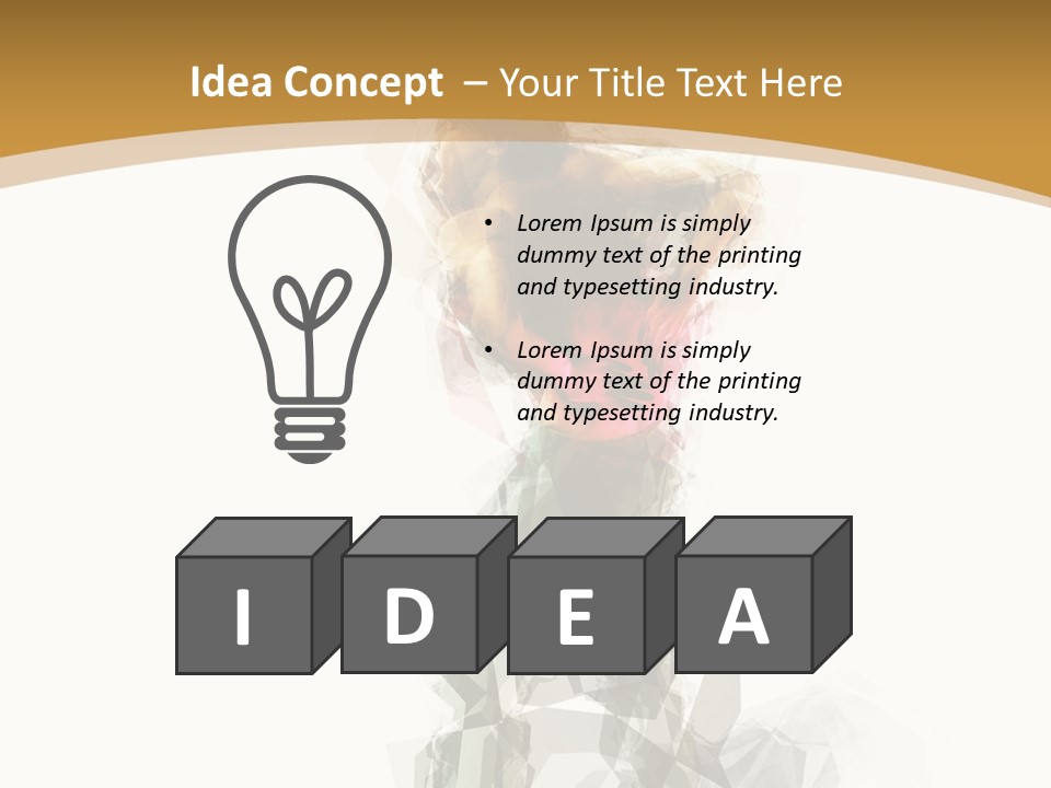 A Woman In A Red Dress Is Dancing On A White And Gold Background PowerPoint Template