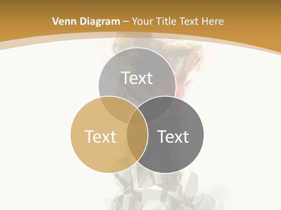 A Woman In A Red Dress Is Dancing On A White And Gold Background PowerPoint Template