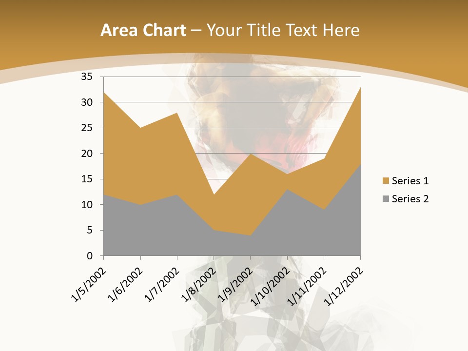 A Woman In A Red Dress Is Dancing On A White And Gold Background PowerPoint Template